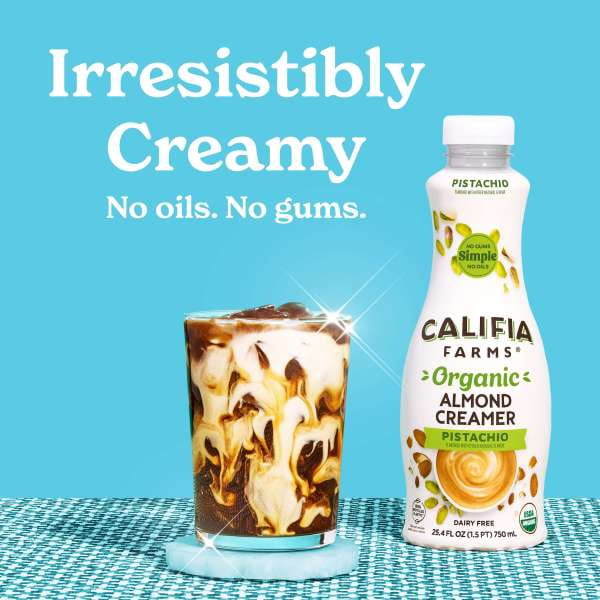 Califia Farms Organic Pistachio Almond Milk Coffee Creamer