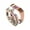 Cy384 Rose Gold, variant on PERITANG 2pcs His and Hers Wedding Ring Sets Couples Engagement Rings Women and Men 925 Sterling Silver AAA Cubic Zirconia 14 k Gold-Plated