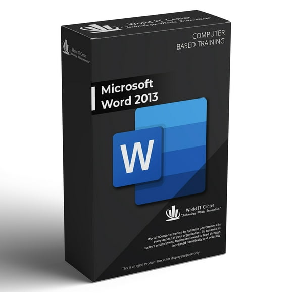 CBT Training Videos For Microsoft Word 2013 and Test Preparation Quizzes