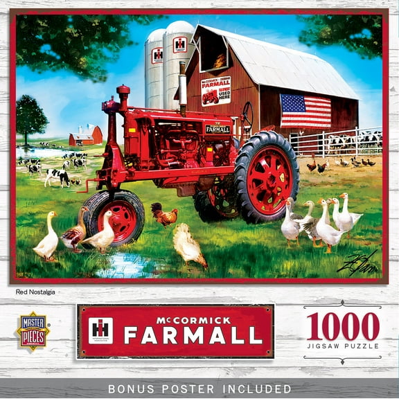 MasterPieces 1000 Piece Jigsaw Puzzle - Red Nostalgia - 19.25"x26.75"