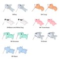 thumbnail image 4 of Par de pendientes de oreja de animales de dibujos animados lindos divertidos de moda pequeños Eccomum CH1699-Triceratops, 4 of 5