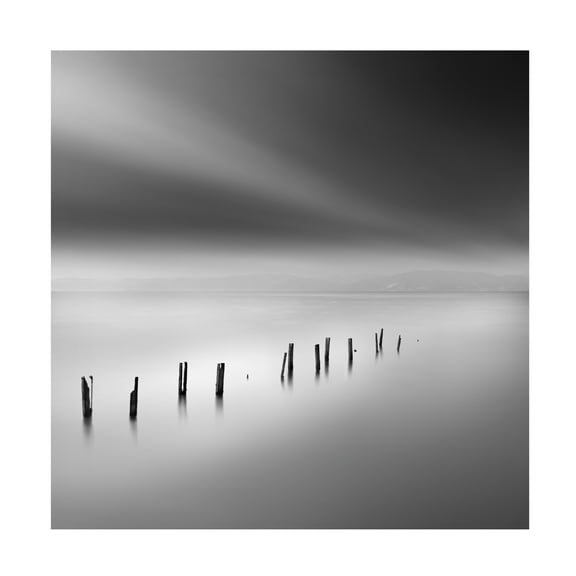 Canvas Wall Art - George Digalakis 'Abandoned Dreams' Wall Art for Living Room, Bedroom, or Office Décor by Trademark Fine Art - 14 x 14 Inches