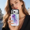 thumbnail image 6 of Watercolor Jellyfish Leather Wallet Case for iPhone 14 Wallet Case Card Holder Flip, 6 of 8