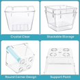 thumbnail image 3 of 25 Pcs Clear Plastic Drawer Organizers Set, 4-size Versatile Bathroom And Vanity Drawer Organizer Trays, 3 of 5