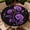 Purple Roses, variant on ARTSLION Round Outdoor Tablecloth For Up To 44in With Umbrella Hole & Zipper Waterproof Elastic Edge Fitted Table Cover Big Sunflower For Patio Picnic Party, Purple Roses
