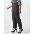 thumbnail image 3 of DressBarn Femmes Noir Plus Roz & Ali Tirer sur Pantalon Agent Secret, 3 of 6
