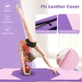 thumbnail image 3 of Spaco 10' x 4' x 2" Folding Exercise Mat with Hook and Loop Fasteners-Pink, Folding Thick Exercise with Carrying Handles for MMA, Gymnastics, Stretching, Core Workouts, 3 of 7