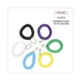 thumbnail image 3 of Plastic Wrist Coil Plus Key Ring - Assorted Colors (6/Pack), 3 of 7