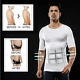 thumbnail image 5 of Lilvigor Compression Shirts for Men Slimming Shirt Body Shaper Vest to Hide Gynecomastia Moobs Base Layer Tank Tops, 5 of 7
