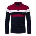 thumbnail image 3 of Playera Hombre Tipo Polo Manga Larga Moda Franjas 202321 Am7, 3 of 8