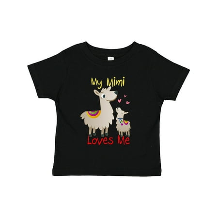 

Inktastic My Mimi Loves Me Llama Boys or Girls Toddler T-Shirt