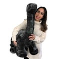 thumbnail image 5 of American Made Giant Stuffed Gray Dinosaur Soft Plush Brontosaurus 48 inches wide 30 inches tall Made in the USA, 5 of 7