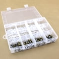 thumbnail image 5 of UDIYO 12 Grids Transparent Compartment Parts DIY Display Box Case Storage Container, 5 of 7
