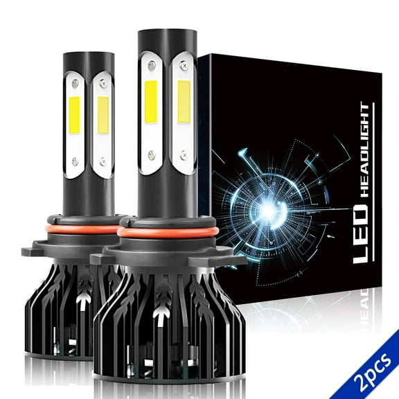 9012 LED Headlight Bulb for Chevrolet Volt 2011-2015 High Low Beam White 6000K 2pcs