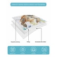 thumbnail image 4 of Twin XL Quilt Bedding Set, Brown Turtle Coastal Reversible Summer Quilt 3 Pieces, Summer Beach Coral Seahorse Botanical Lightweight Bedspreads Coverlets with 2 Pillow Shams for All Seasons, 4 of 5