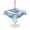 SkyBlue, variant on Outdoor Tablecloth with Umbrella Hole for Patio/Picnic/Party/Camping, Coastal Starfish Waterproof Table Cloth Round Cover Washable, Summer Ocean Sea Shells Conch Wood Gray (Dia 54")