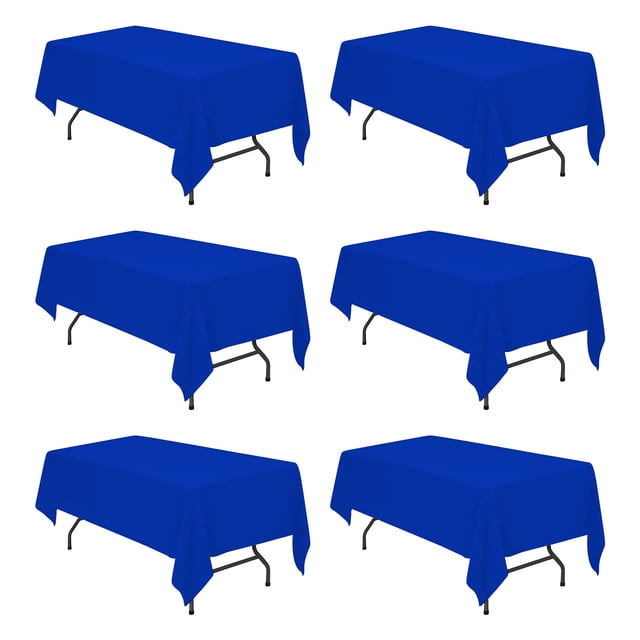 Mantel BRILLMAX Royal Blue 100% poliéster, 180 x 260 cm, 6 pies