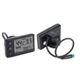 thumbnail image 5 of NFTIGB S866 Electric Cycle LCD Display Meter 24V 36V 48V E-Bike Intelligent Control Panel with Water Resistant Plug, Waterproof Scooter Odometer Screen, 0.9 inches / 22.2 mm Bracket Size, 5 of 9