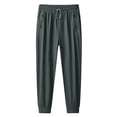 thumbnail image 2 of 2026 New Men's Ultra Stretch Ice Silk Comfort Casual Pants - Quick Drying Travel Hiking Pants Light Gray M, 2 of 7