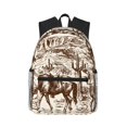 thumbnail image 1 of Easygdp Western Desert Cowboys2 Mochila Casual para Portátil, Mochila para Escuela, Viajes, Negocios, 1 of 6