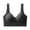 Black, variant on Stamzod Bras for Women No Underwire Seamless Bra Comfortable Wireless Everyday Bras Plus Size Push Up Bra