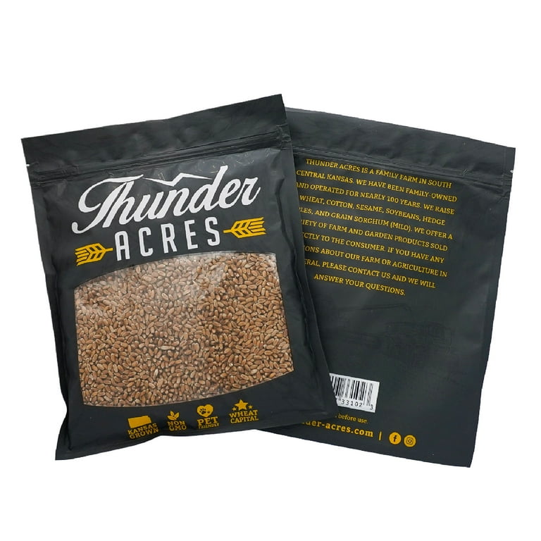 Non-GMO, Thunder Acres Premium Wheat Seed, Cat Grass Seed, Wheatgrass, Hard Red Winter Wheat Non-GMO, Thunder Acres Premium Wheat Seed, Cat Grass Seed, Wheatgrass, Hard Red Winter Wheat