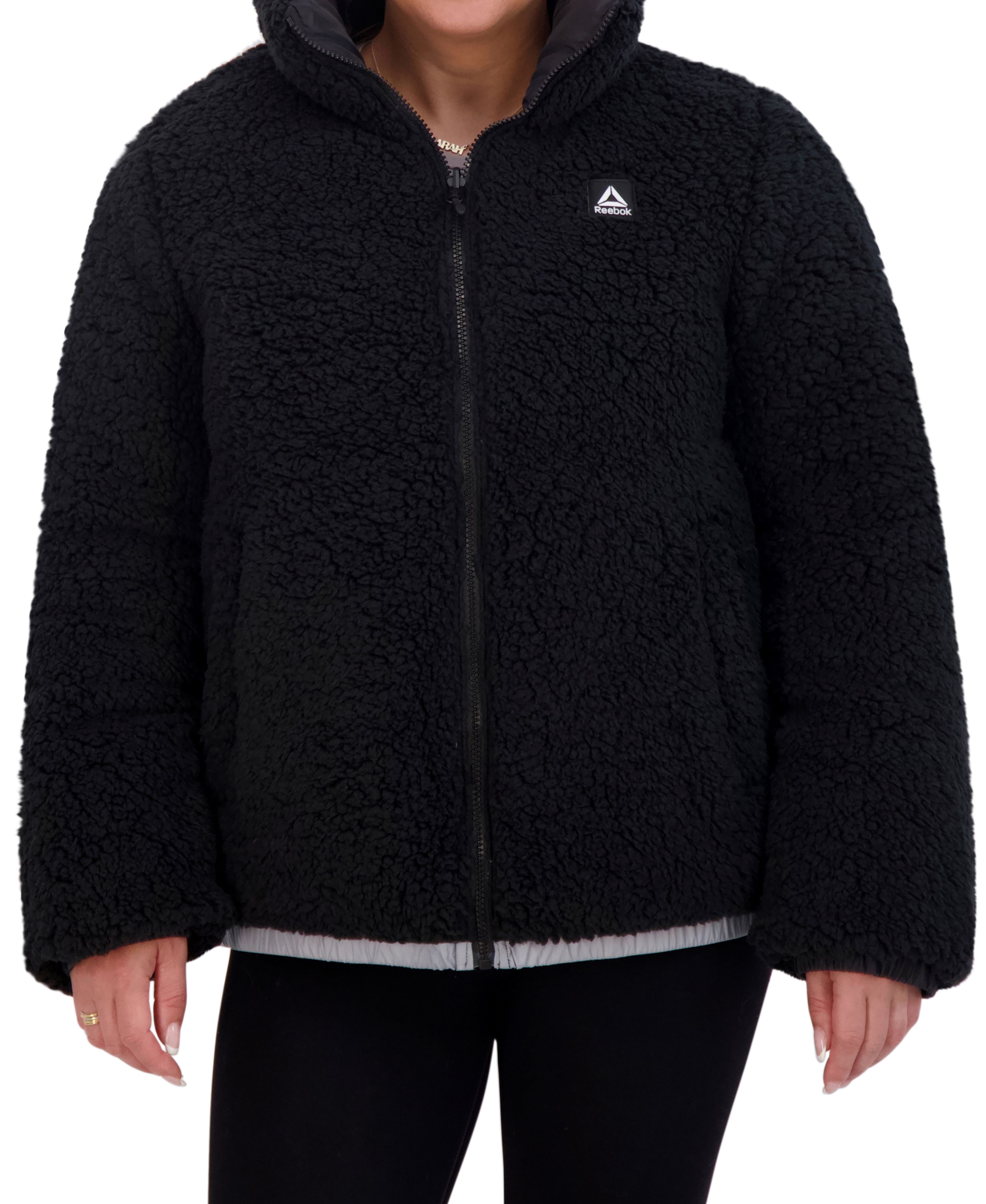 Reebok Women's Reversible Puffer and Faux Shearling Jacket, Sizes XS-3X - image 4 of 6