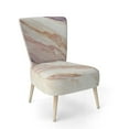 thumbnail image 2 of Designart "Copper Shabby Dreams" Upholstered Shabby Chic Accent Chair - Arm Chair, 2 of 5