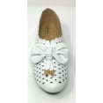 thumbnail image 2 of Victoria K Women's Diamond Cut Out With Embossed Bow Ballerina Flats, 2 of 5