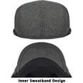 thumbnail image 3 of Men's Flat Cap Gatsby Newsboy Lvy Irish Hats Driving Cabbie Hunting Cap, 3 of 6