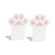 thumbnail image 5 of Sujetalibros con forma de garra de gato, 1 par, base resistente, metal antideslizante, regalo, sujetalibros decorativos para Blanco, 5 of 9