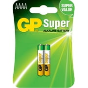 2 Pack of GP AAAA Alkaline Batteries. Fits Streamlight Flashlights