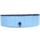 thumbnail image 4 of Bañera de PVC a prueba de fugas para mascotas, plegable, para ducha, piscina, para gatos y perros, color azul, 4 of 14