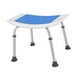 thumbnail image 5 of Silla de ducha de altura ajustable, asiento de bañera, patas de goma antideslizantes, patas de soporte de aluminio para baño, multifuncional y, 5 of 8