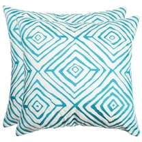 Safavieh Diamonds Five Soleil 20" x 20" Outdoor Pillow, Set of 2
