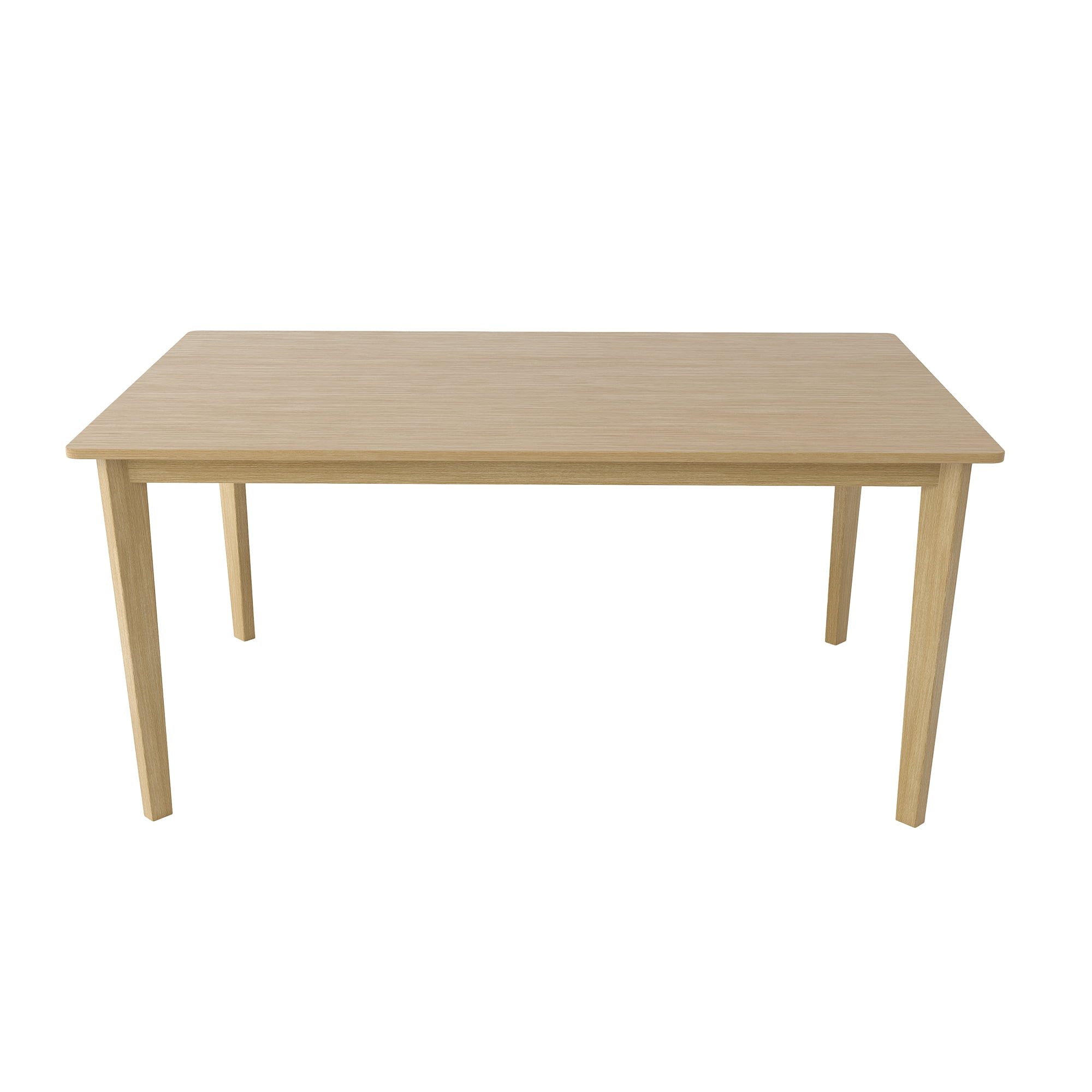 MOONMISS Solid Wood Multi-function Modern Rectangular Dining Table for Dining Room,Kitchen-Natural Wood