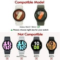 thumbnail image 2 of [2 Pack] for Samsung Galaxy Watch 7 Case [40mm], IC ICLOVER Full Cover Snap-on Cover with Built-in Clear Glass Screen Protector Anti-Scratch Hard PC Cover, Clear, 2 of 8