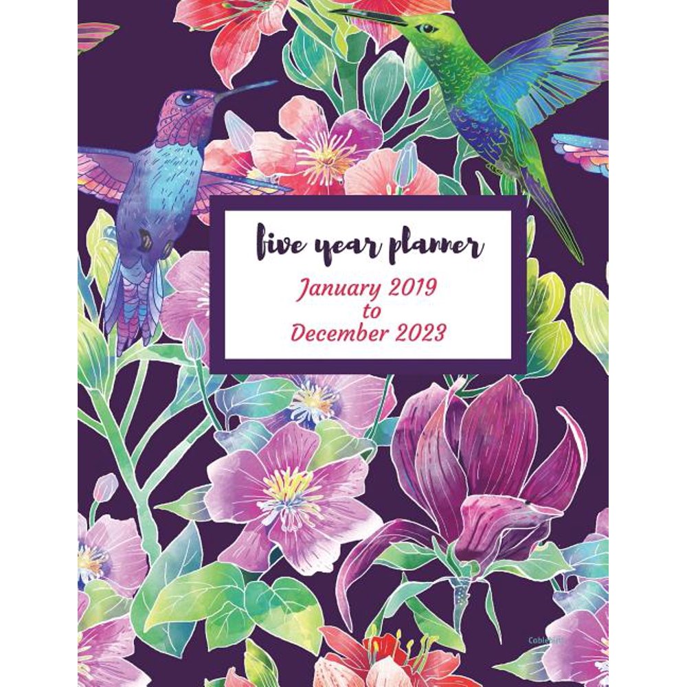 2023 Calendar 8 5 X 11 2019 2023 Cablebird Five Year Planner 20192023 Monthly Schedule Organizer Agenda Planner