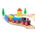 thumbnail image 2 of Maxim Wooden Train Set (40 Pieces) Play Train Set, 2 of 7