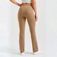thumbnail image 7 of Lmueinov 2026 Women's Mid Rise Straight Leg Pull On Pants Soft Stretchy Casual Work Travel Everyday Comfy Yoga Lounge Pants with Pockets, S-XXL, 7 of 7
