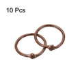 thumbnail image 3 of Unique Bargains Loose-Leaf Binder Rings, 45mm/ 1.8' Metal Book Ring Key Holder, Coffee, 10Pack, 3 of 6