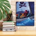 thumbnail image 3 of Epic Graffiti 'Robo Pirates CMYK' by Eric Joyner, Canvas Wall Art, 12"x16", 3 of 8