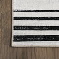 thumbnail image 4 of nuLOOM Leah SpinClean Machine Washable Geometric Moon Phase Area Rug, 8' x 10', Leah Black, 4 of 9