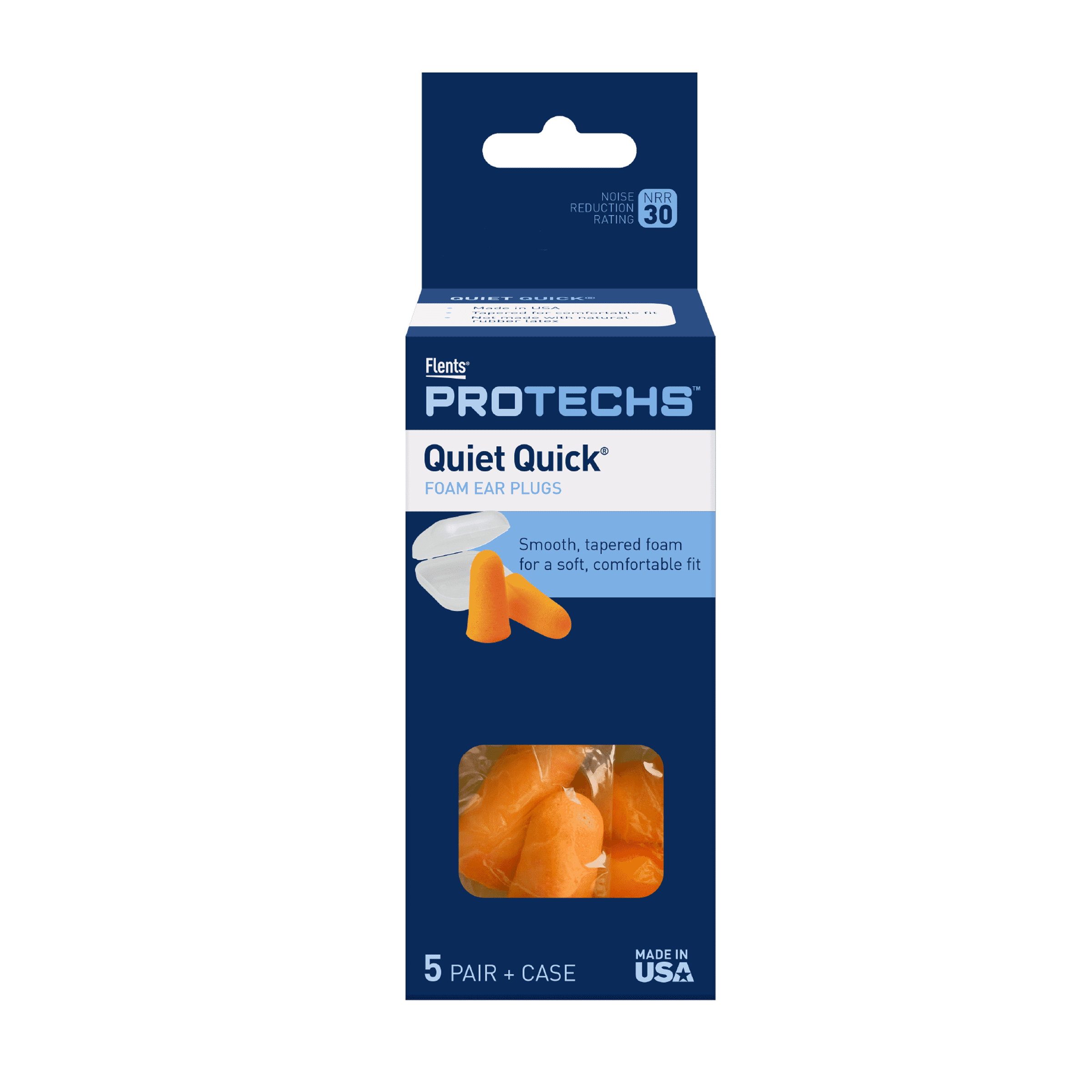 (4 pack) Flents Quiet Foam Ear Plugs, 5 Count