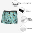 thumbnail image 3 of Balery Cute Dog Calzoncillos bóxer para hombre, ropa interior de algodón suave y transpirable con cinturilla de nailon-Small, 3 of 5