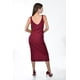 thumbnail image 3 of Set de vestido y sueter con brillo Roman Fashion /Juvenil, 50210 (Vino) vino G, 3 of 5