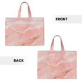thumbnail image 4 of Handbag File Bag 15×10.6in Large Capacity Double Pocket Designed For Work Travel Travel Shopping Pink Marble_4, 4 of 8