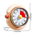 thumbnail image 6 of Wiywef 60-Minute Visual Timer Magnetic Suction Countdown Alarm Clock Visual Display Countdown Timer for Classroom Teaching Cooking, 6 of 7