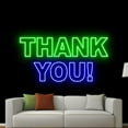 thumbnail image 2 of Handmadetneonsign Thank You Neon Sign, Thanks Led Neon Wall Art Decor, Store Shop Wall Decor, 2 of 5