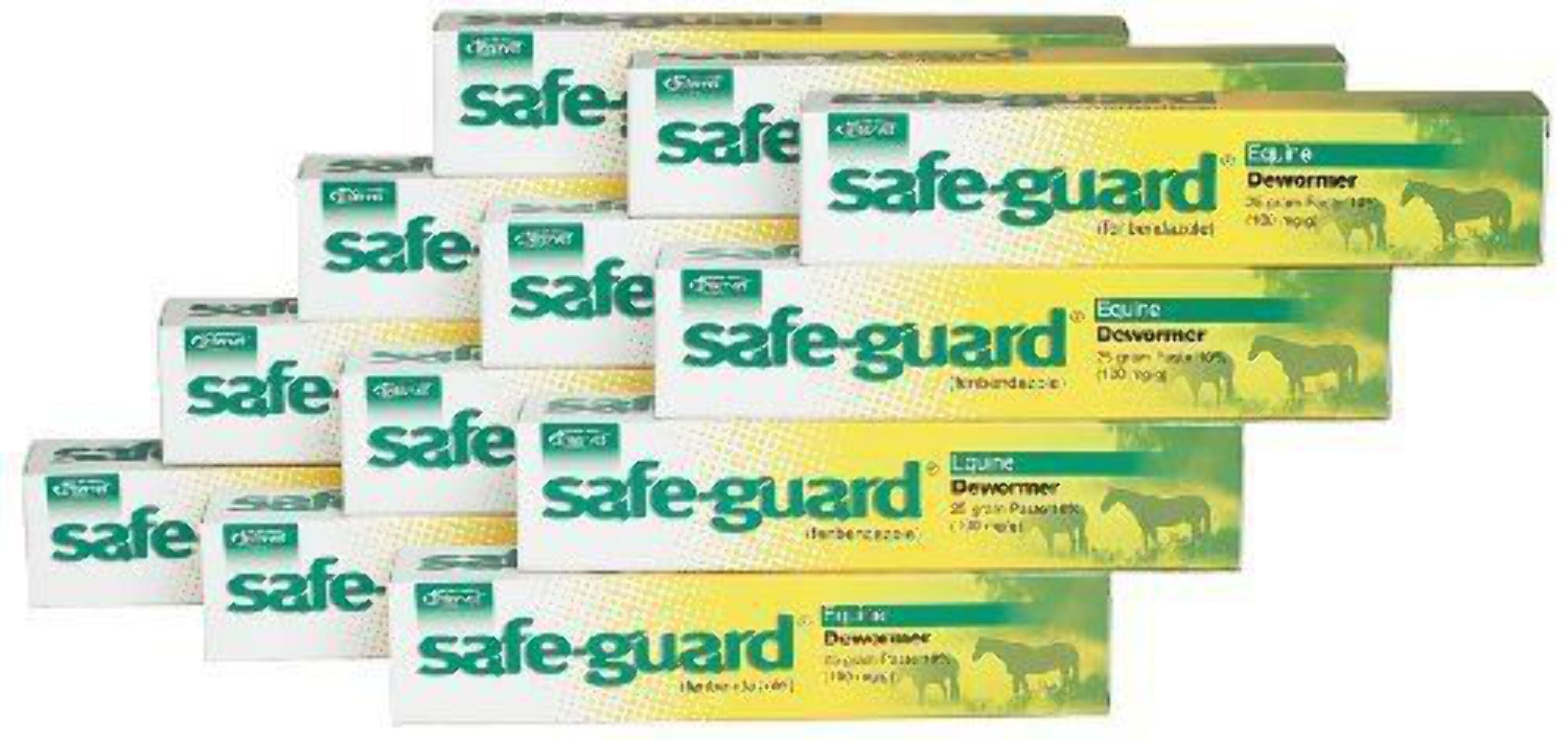 SafeGuard Equine Paste 10 Fenbendazole Horse Wormer 25g 12Pack